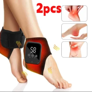 Heat And Vibration Ankle Massager