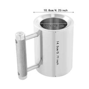 Sports Theme 300ml Capacity Heavy-Duty Stainless Steel Cup,