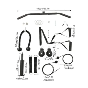 Cable Weight Pulley System for Home Gym