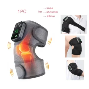 Multifunctional Shoulder Support Belt 3 in 1 Knee Elbow Shoulder Heating Vibration Massage Wrap Pad 3 Level Warm Brace Support