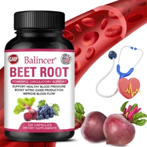 Beetroot Capsules Organic Beetroot Powder Extract + Black Pepper