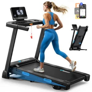 MERACH Foldable Treadmill T12 Incline Quiet Treadmills