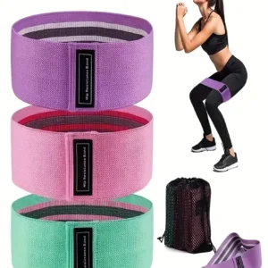 Pilates Yoga Elastic Resistance Bands, Exercise Stretch Flex Band For Booty Legs Workout
