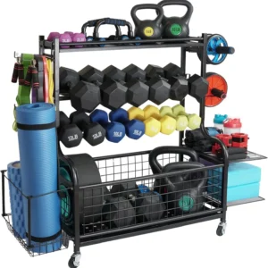 Home Gym Storage: Steel Adjustable Dumbbell Rack