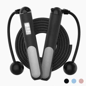 2-in-1 Smart Digital Weighted Jump Rope with LED Display Counter